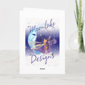 Verjaardag Kaart met Moonies Cutie Pie Masq (Achterkant)