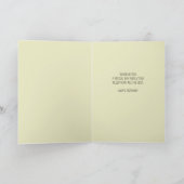 Verjaardag Kaart met Optionele Aangepaste Naam (Binnen)