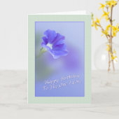 Verjaardag Kaart met Petunia (Gele Bloem)