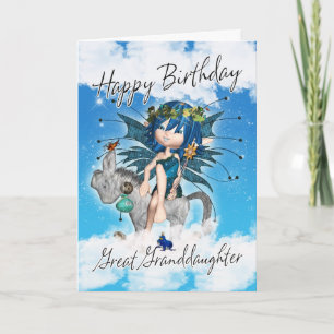 Verjaardag Kaart - met Sky Fairy