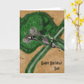 Verjaardag Kaart Meteor (Gele Bloem)