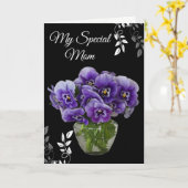 Verjaardag Kaart-Mijn Speciale Mam Kaart (Gele Bloem)