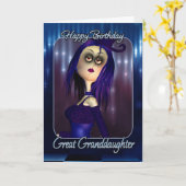 Verjaardag Kaart - Moonies Schattige R (Gele Bloem)