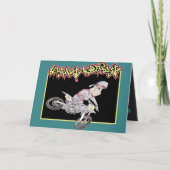 Verjaardag Kaart Motorcross (Voorkant)