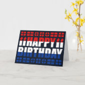 Verjaardag Kaart Nederlandse vlag (Gele Bloem)