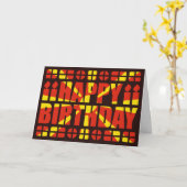 Verjaardag Kaart Noord-Macedonië (Gele Bloem)