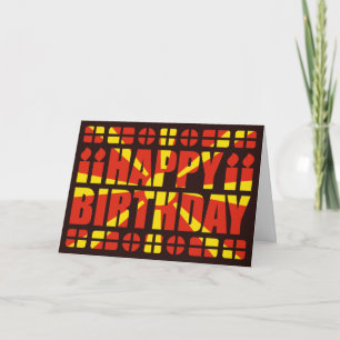 Verjaardag Kaart Noord-Macedonië