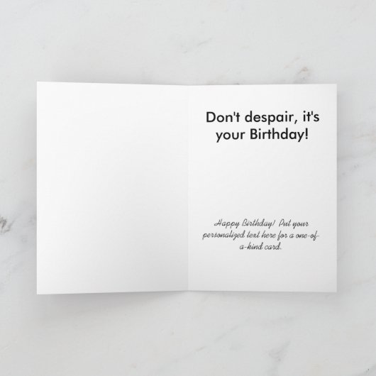 Verjaardag Kaart Obama (Binnen)