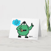 Verjaardag Kaart "Puddigan". (Voorkant)