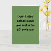 Verjaardag Kaart - Sarcastisch (Gele Bloem)