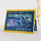 Verjaardag Kaart | Sequin Waves, Sydney Australië (Gele Bloem)