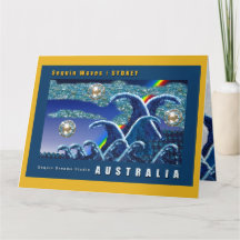 Verjaardag Kaart | Sequin Waves, Sydney Australië