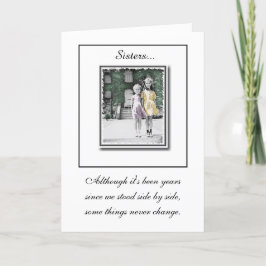 Verjaardag Kaart "Sisters"