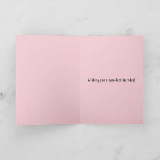 Verjaardag Kaart | Sphynx Kat Dame met Verjaardags (Binnen)