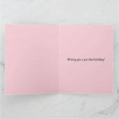 Verjaardag Kaart | Sphynx Kat Dame met Verjaardags (Binnen)