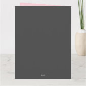 Verjaardag Kaart | Sphynx Kat Dame met Verjaardags (Achterkant)