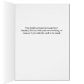 Verjaardag Kaart staalarbeider of staalarbeider (Binnen (Rechts))