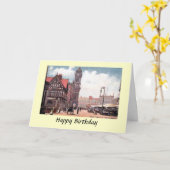 Verjaardag Kaart - Stadhuis, Derby (Gele Bloem)