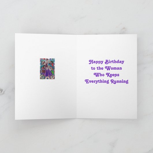 Verjaardag Kaart - Steampunk 21 (Binnen)