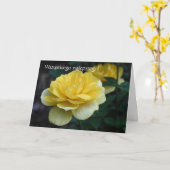 Verjaardag Kaart Sto Lat Yellow Rose (Gele Bloem)