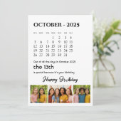 Verjaardag Kaart |  tekst en foto (Staand voorkant)