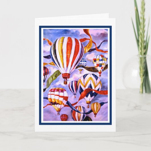 Verjaardag Kaart "The Sky's the Limit" (Voorkant)