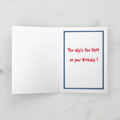 Verjaardag Kaart "The Sky's the Limit" (Binnen)