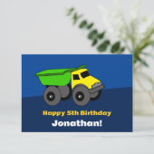 Verjaardag Kaart - Truck (Staand voorkant)