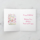 Verjaardag Kaart - Tuinfeest (Binnen)