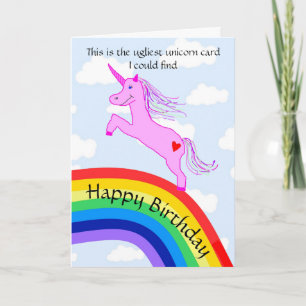 Verjaardag Kaart Unicorn