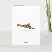 Verjaardag Kaart Vain Gorilla ontwerp. (Achterkant)