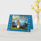 Verjaardag Kaart van Boerenvrienden (Gele Bloem)