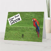 Verjaardag Kaart van de dierentuin (Achterkant)