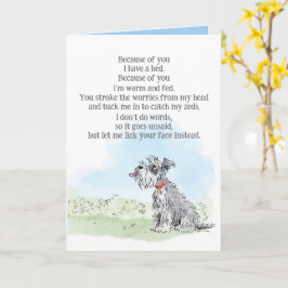 Verjaardag Kaart van de Hond