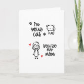 Verjaardag Kaart van de kat (Voorkant)