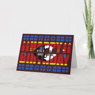 Verjaardag Kaart van de vlag van Eswatini