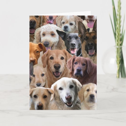 Verjaardag Kaart van een groep (Voorkant)