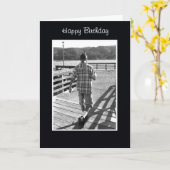 Verjaardag Kaart van Gone Fishin (Gele Bloem)