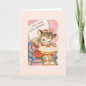 Verjaardag Kaart van het  meisje (Voorkant)