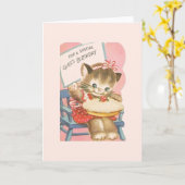 Verjaardag Kaart van het  meisje (Gele Bloem)