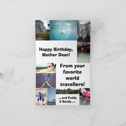 Verjaardag Kaart van mama (Binnen)