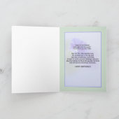 Verjaardag Kaart van neef met Petunia (Binnen)