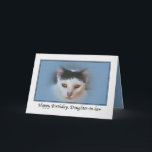 Verjaardag Kaart van schoondochter met kat<br><div class="desc">Deze prachtige kat is gefotografeerd op Cedar Key,  Florida. Hij maakt een geweldige cover voor een verjaardagsgroet.</div>