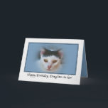 Verjaardag Kaart van schoondochter met kat<br><div class="desc">Deze prachtige kat is gefotografeerd op Cedar Key,  Florida. Hij maakt een geweldige cover voor een verjaardagsgroet.</div>