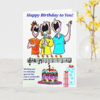 VERJAARDAG KAART - VERJAARDAG ZANGERS