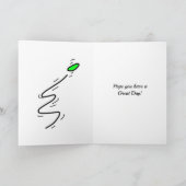 Verjaardag Kaart voor Disc Golfer (Binnen)