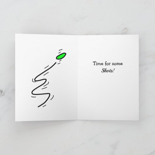 Verjaardag Kaart voor Disc Golfer (Binnen)