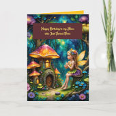 Verjaardag Kaart voor drie jaar oude nichtje (Voorkant)