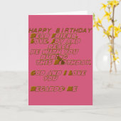 Verjaardag Kaart voor een Christelijke vriend (Gele Bloem)