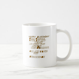 Verjaardag Kaart voor een Christelijke vriend Koffiemok